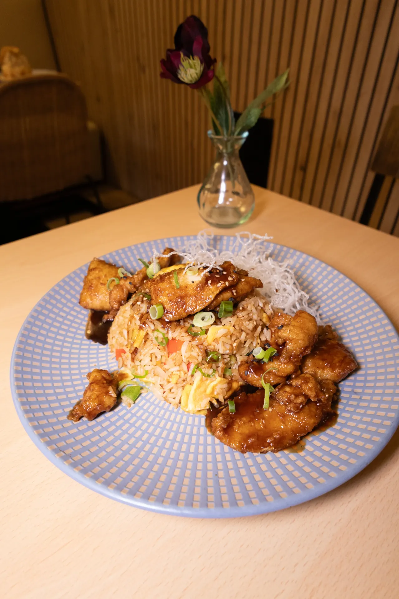 Chaufa oriental de pescado